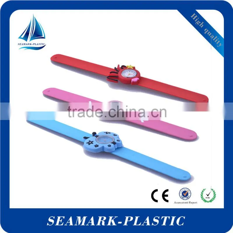 2016 hot sale custom made silicone rubber watchband loop