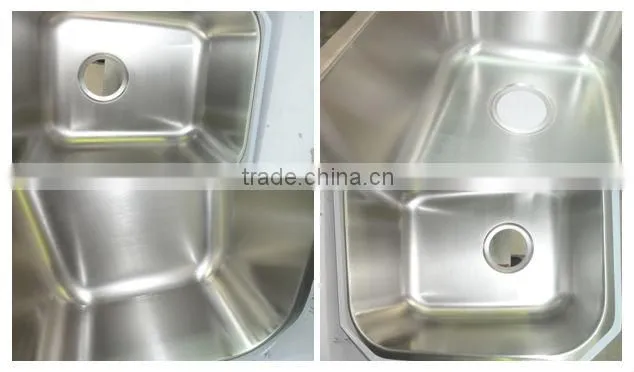 Zero Radius Handmade Stainless Steel Sink 32" x 19" x 10" Double Bowls (cUPC Approved,very competitive price!)
