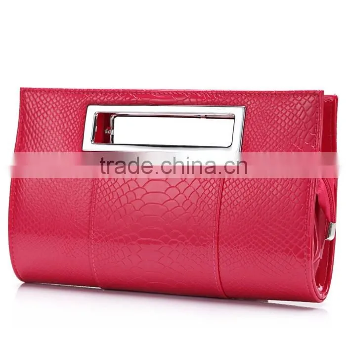 Brand women evening bag lady tote alligator Leather party shoulder bag