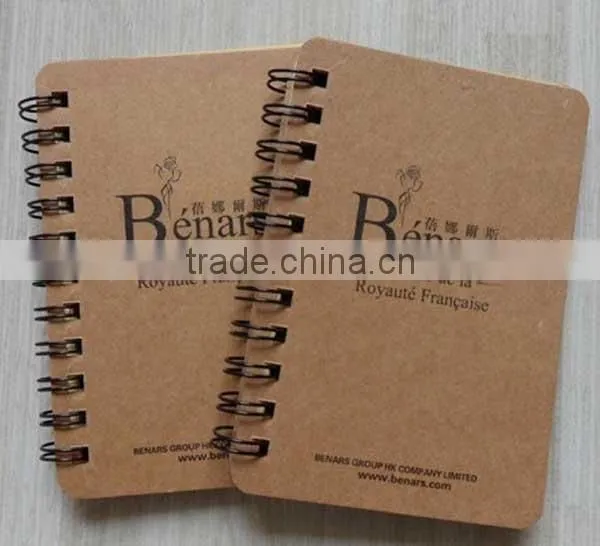 Eco-friendly customized cloth sprial Notebook