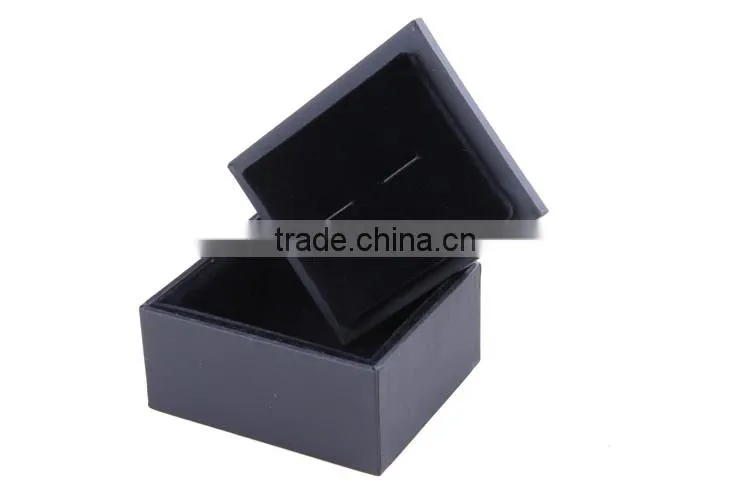 Wholesale simple lether paper cufflink box