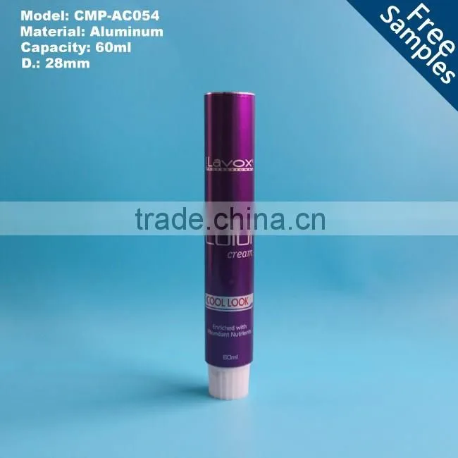 60ml Aluminum Plastic laminated composite Tubes for cosmetic use