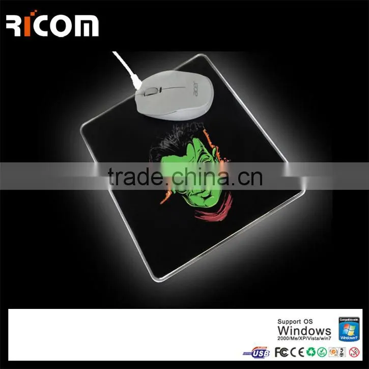 high quality LED advertising mouse pad,innovative promotional mouse pad,gift mouse pad--MP225--Shenzhen Ricom