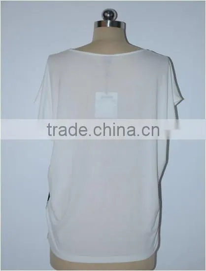 silk printed fashional t shirt
