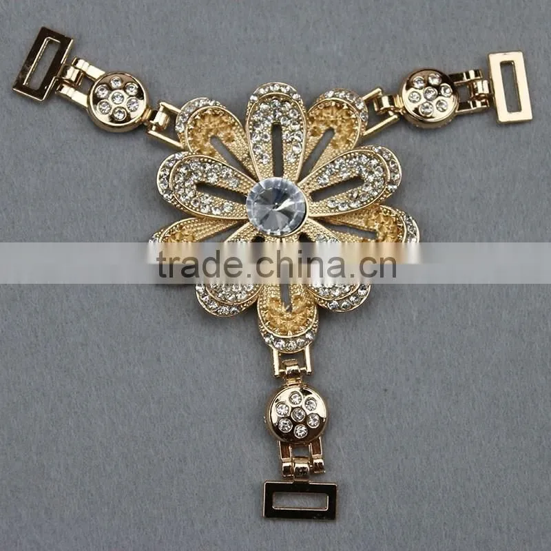 OWL shape shoe upper accessories sandal metal buckels