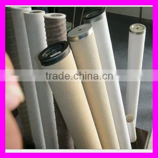 CNG natural gas using coalescing filter cartridge