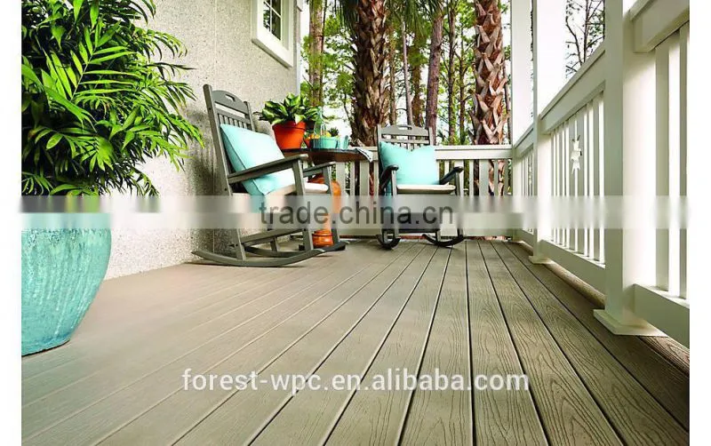 Outdoor Anti-slip Swimming Pool wpc decking,wood plastic deck floor