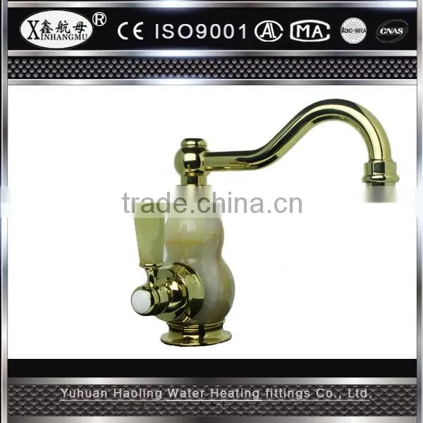 Antique Brass Widespread Two Handles Bathroom Sink Faucet vessel faucet