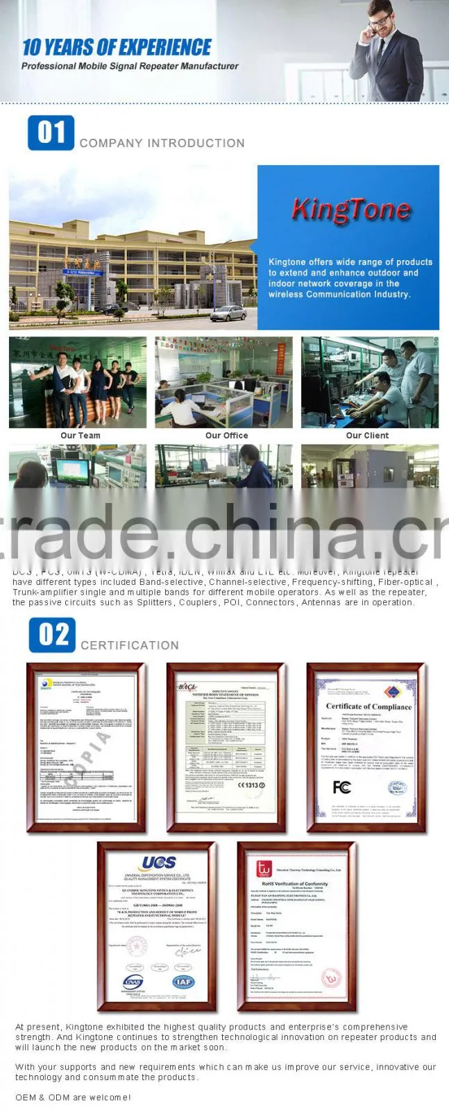 Wireless Rual Area Long Distance High Power Gsm Repeater 5W 850Mhz Celular Signal Amplifier