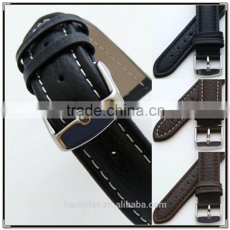 CE&RoHS Standard and Factory Supply Directly 2015 leather watch strap with buckle
