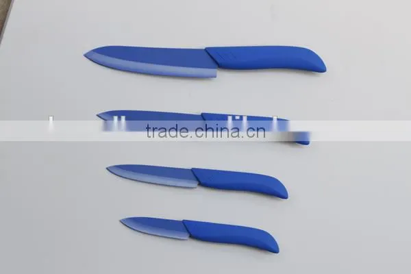 4" Paring Fruit Knife Kitchen Ceramic Blue Color Cutting tools
