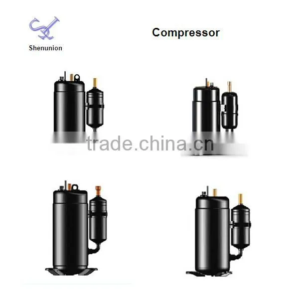 Rotary compressor for housing and commercial air conditioners