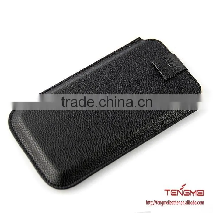 lychee grain vertical bag for Samsung phones