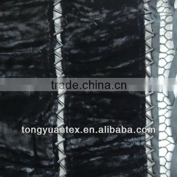 TYS160 2013 fashion 100%silk Burnt-out velvet scarves with suture