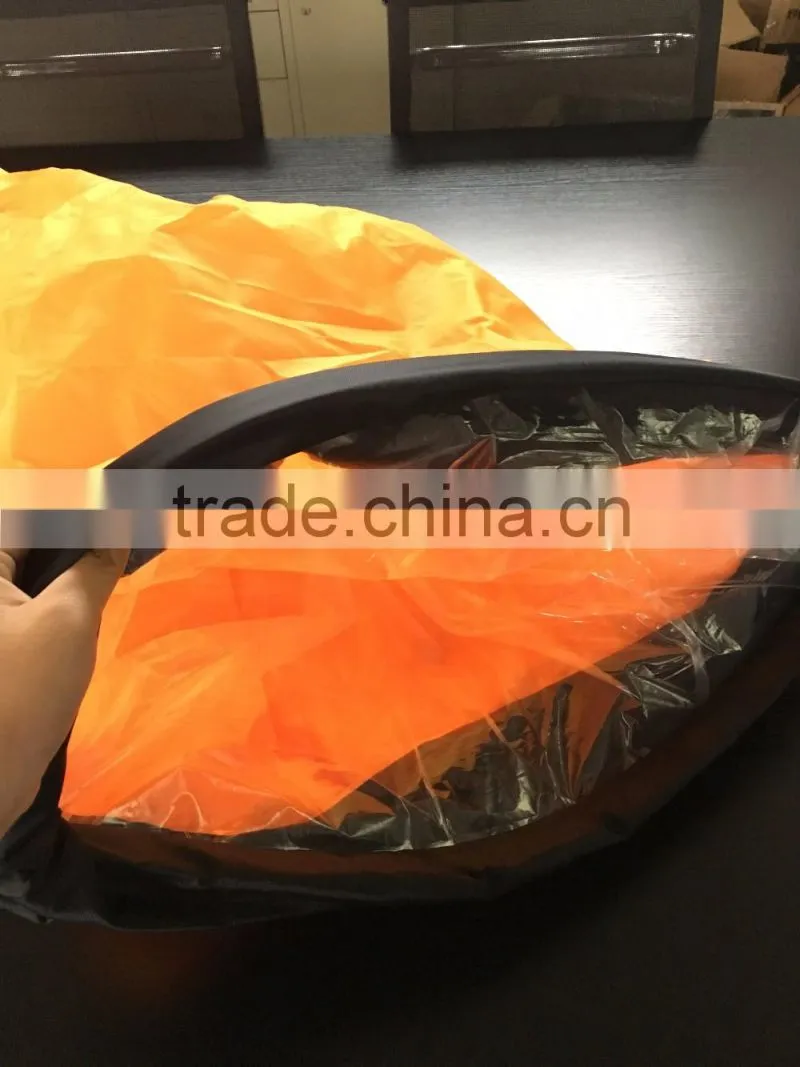 Inflatable Outdoor Air Sleep Sofa Couch Portable Furniture Sleeping Hangout Lounger Imitate Nylon External Internal PVC