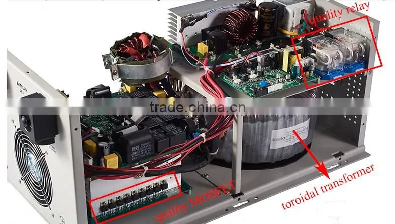 2kw pure sine wave hybrid solar inverter