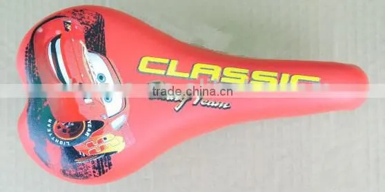 new arrivel hot selling high quality wholesale price durable comfortable leather kids bicycle saddles bicycle parts
