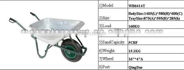 wheel barrow tire 480/400-8 wheel barrow manufacturer