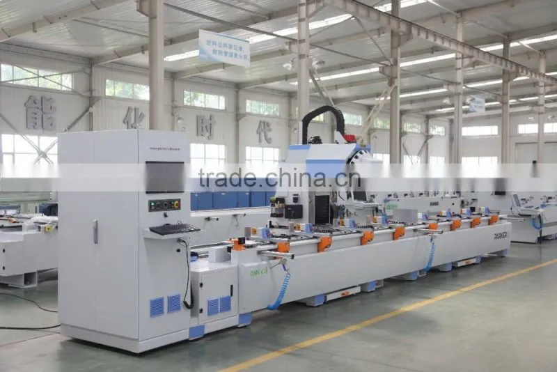 3 Axis CNC industrial aluminum window door curtain wall processing machining center