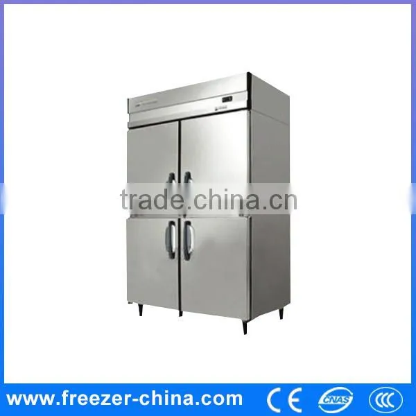 HOT SALE Two door Stainless steel Refrigerated electric salad bar for sale