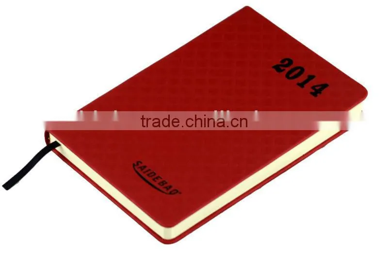 Latest PU leather agenda notebook with Arab