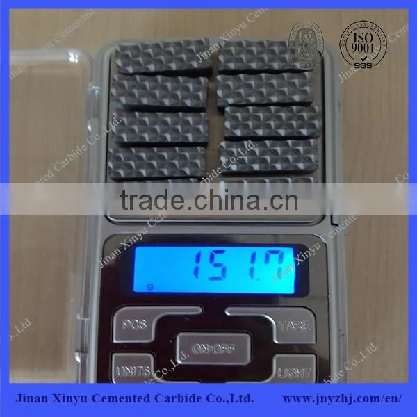 tungsten carbide gripper jaw insert for chuck jaw