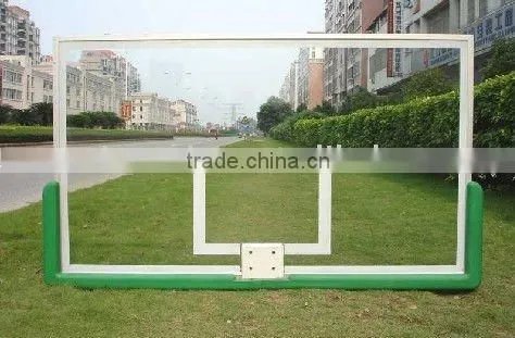 glass basketball backboard