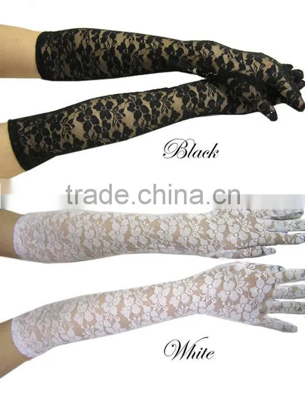 Wholesale Cheap Custom Fingerless Bridal Satin Gloves