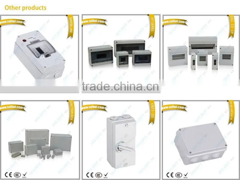 IP66 Telecom 4 pole enclosures distribution box din rail type enclosure 56CB4N