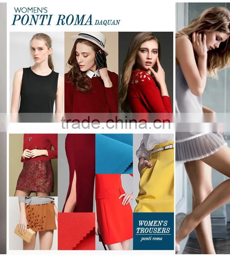 Shaoxing textile manufacturer Latest design Elegant merino wool woven fabric