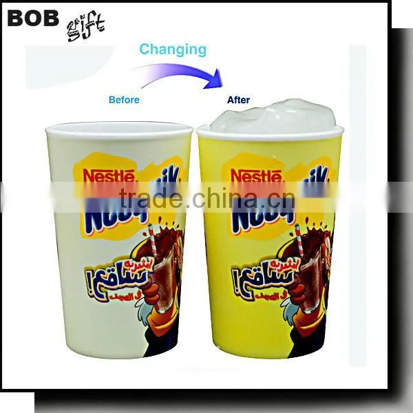 Promotional 600mL Cold Color-changing Custom Plastic Cup