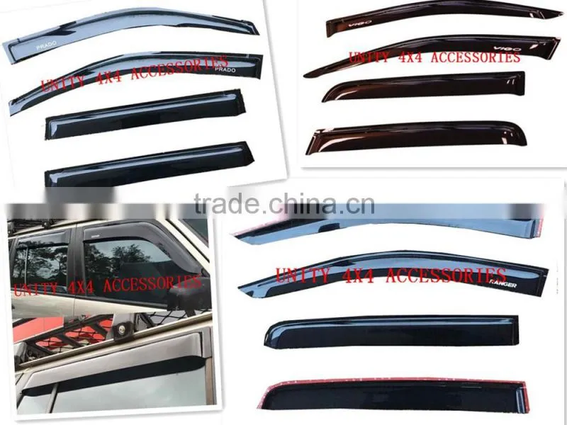 Unity Hot Customization Size New Auto Door Visor for various car models