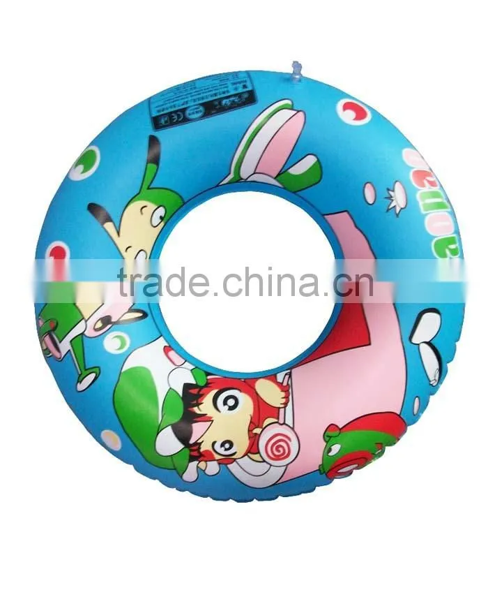 A lovely PVC for kids inflatable swim ring