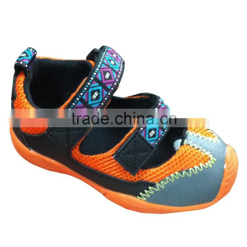 2016fashion orange child shoes cheap wholesale shoes in china