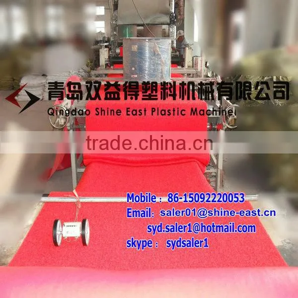 PVC coil mat making machine / carpet mat production line