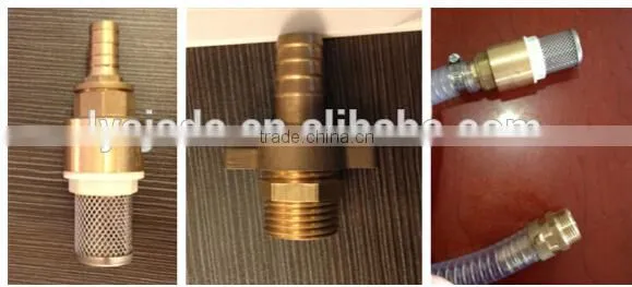 pvc flexible suction hose for water pump with connectors