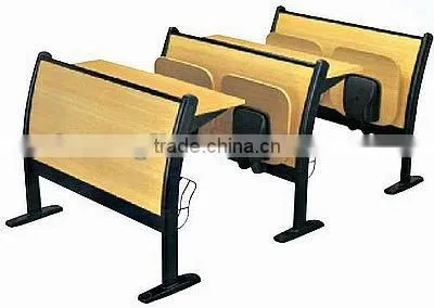 Luxury Attached School Desks and Chairs