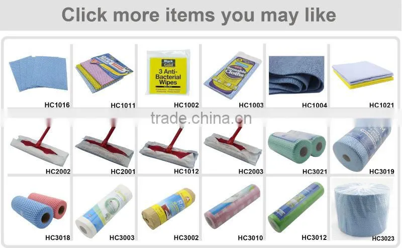 China manufacturer nonwoven microfiber needle-punch nonwoven cleaning cloth