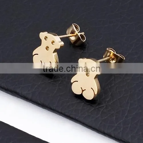Fashion Stainless Steel Diamond Earrings