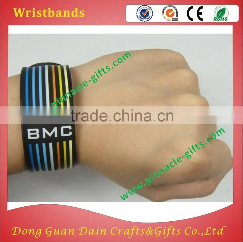 wedding souvenirs silicone bracelet / rubber pvc wristband / silicone