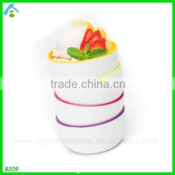 3.5 inch small melamine ice cream cups