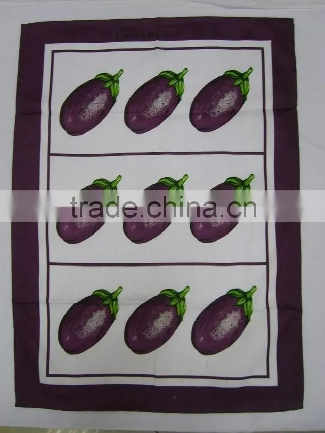 silk screen printing cotton twill material fabric tea towel