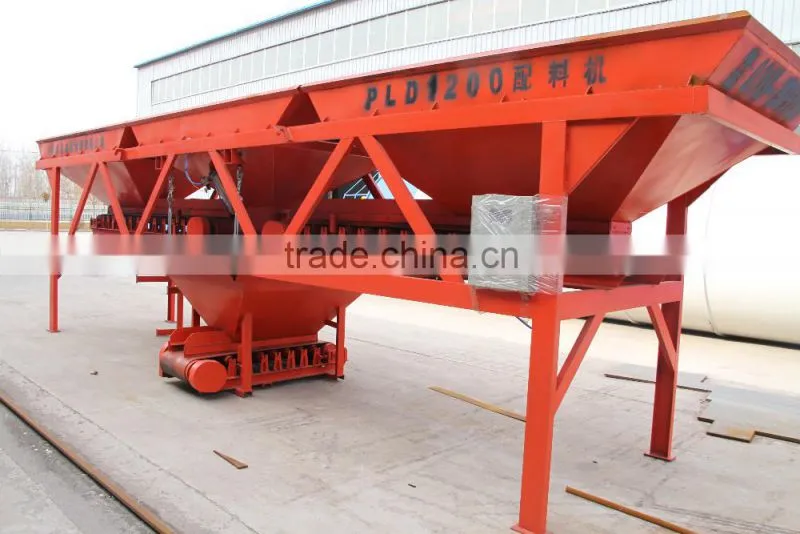 Hot sale factory provide PLD1200 concrete aggragate batcher