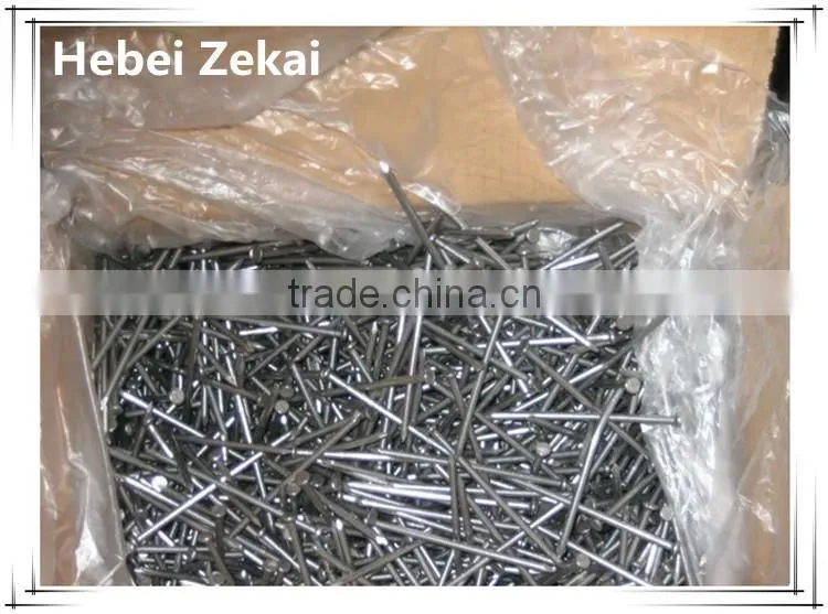 2.5" polished common nails for hardened nails