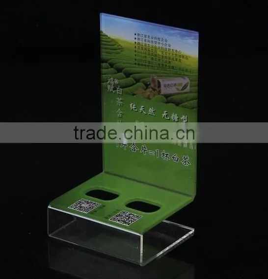custom acrylic wine display