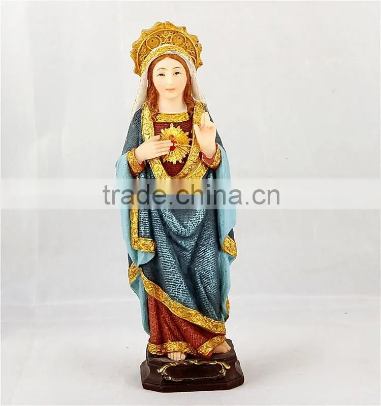 Christian Craft-colourful virgin mary statues