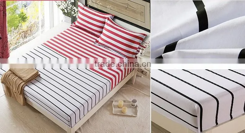 Zipped Pattrened Polyester Waterproof Mattress Protector