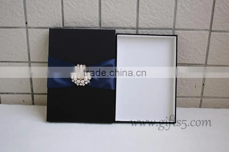 Black wedding invitation boxes wholesale