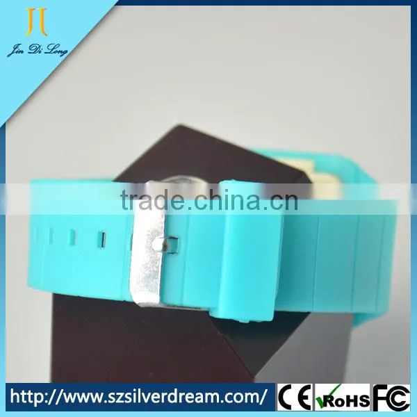 2016 Best Sell Bulk China Factory Custom silicon Unisex sport LED watch