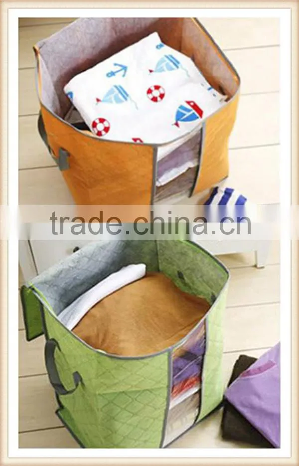 bamboo charcoal foldable quilt storage bag